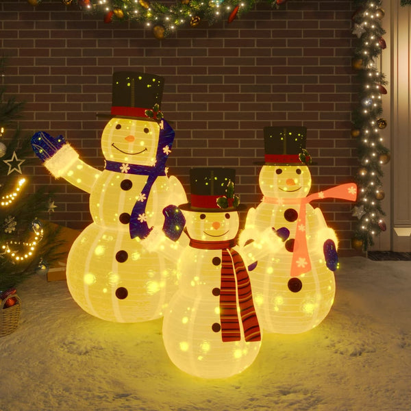 decoration noel figurines bonhomme neige led 270 led 81x60x125 cm default title 1 | jardinna