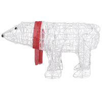 decoration noel ours lumineux 45 led 71x20x38 cm acrylique 4 | jardinna