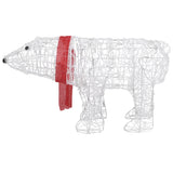 decoration noel ours lumineux 45 led 71x20x38 cm acrylique 4 | jardinna