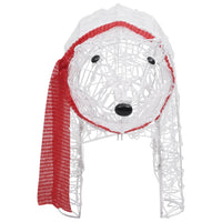 decoration noel ours lumineux 45 led 71x20x38 cm acrylique 5 | jardinna
