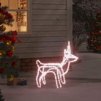 decoration noel renne lumineux led blanc chaud 60x30x60 cm default title 1 | jardinna