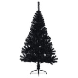 demi sapin noel artificiel 120 cm support pvc 3 | jardinna