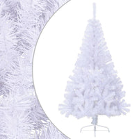 demi sapin noel artificiel 120 cm support pvc blanc 120 x 68 cm 1 | jardinna