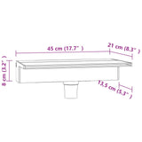 deversoir cascade led materiau durable piscine collection 12 | jardinna