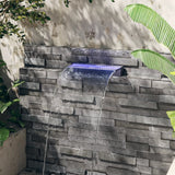 deversoir cascade led materiau durable piscine collection 3 | jardinna