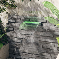 deversoir cascade led materiau durable piscine collection 5 | jardinna