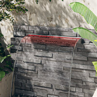 deversoir telecommande led rvb inox durable piscine pro 3 | jardinna