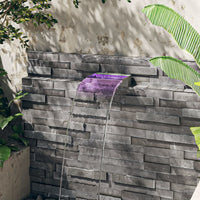 deversoir telecommande led rvb inox durable piscine pro 30 x 21 x 8 cm 1 | jardinna