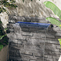 deversoir telecommande led rvb inox durable piscine pro 5 | jardinna