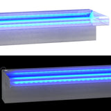 deversoir telecommande led rvb inox durable piscine pro 7 | jardinna