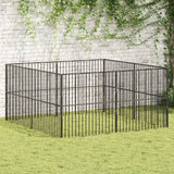 enclos animaux securise acier galvanise 200 x 200 x 100 cm | jardinna