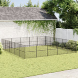 enclos animaux securise acier galvanise 500 x 500 x 100 cm | jardinna