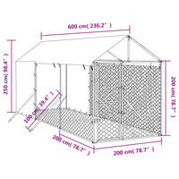 enclos securise animaux acier galvanise 2 | jardinna