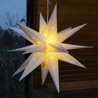 etoile noel eclairee led 58 cm gris clair decoration 3 | jardinna