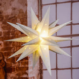 etoile noel eclairee led 58 cm gris clair decoration default title 1 | jardinna