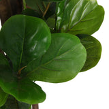 ficus lyrata artificiel realiste peva bois 2 1 | jardinna