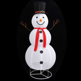 figurine bonhomme neige noel a led 180 led tissu 60x120 cm 4 | jardinna