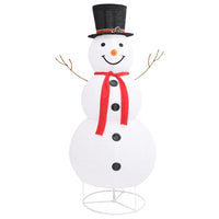 figurine bonhomme neige noel a led 180 led tissu 60x120 cm 5 | jardinna