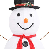 figurine bonhomme neige noel a led 180 led tissu 60x120 cm 6 | jardinna