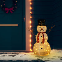 figurine bonhomme neige noel a led 180 led tissu 60x120 cm 90 cm 1 | jardinna