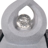 fontaine decorative interieur eclairage led 3 1 | jardinna