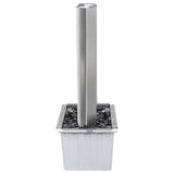 fontaine decorative jardin acier inoxydable 5 1 | jardinna