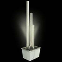 fontaine jardin exterieur elegante acier inox 10 | jardinna