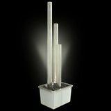 fontaine jardin exterieur elegante acier inox 10 | jardinna