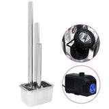 fontaine jardin exterieur elegante acier inox 2 | jardinna