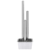 fontaine jardin exterieur elegante acier inox 5 | jardinna