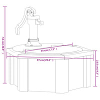 fontaine jardin rustique bois pompe electrique 8 | jardinna