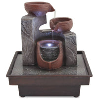 fontaine lumineuse led materiau durable dinterieur zen 2 | jardinna