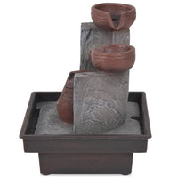 fontaine lumineuse led materiau durable dinterieur zen 4 | jardinna