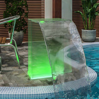 fontaine lumineuse led materiau durable piscine style 4 | jardinna