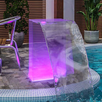 fontaine lumineuse led materiau durable piscine style 5 | jardinna