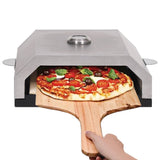 four a pizza exterieur acier inoxydable chauffe rapide 2 1 | jardinna