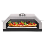 four a pizza exterieur acier inoxydable chauffe rapide 3 1 | jardinna