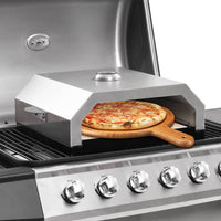 four a pizza exterieur acier inoxydable chauffe rapide default title | jardinna