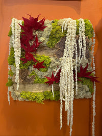 freshsquare cadre floral mural stabilise 30x 30 cm autumn 1 | jardinna