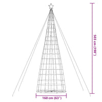 grand sapin noel lumineux conique 1534 led 11 | jardinna