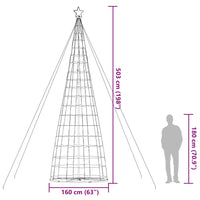 grand sapin noel lumineux conique 1534 led 12 | jardinna