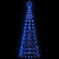 grand sapin noel lumineux conique 1534 led bleu 182 cm 1 | jardinna