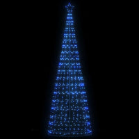 grand sapin noel lumineux conique 1534 led bleu 304 cm 1 | jardinna