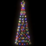 grand sapin noel lumineux conique 1534 led multicolore 182 cm 1 | jardinna