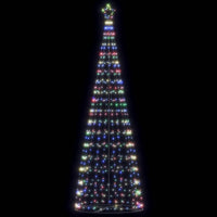 grand sapin noel lumineux conique 1534 led multicolore 304 cm 1 | jardinna