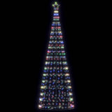 grand sapin noel lumineux conique 1534 led multicolore 304 cm 1 | jardinna