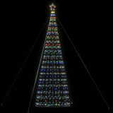 grand sapin noel lumineux conique 1534 led multicolore 503 cm 1 | jardinna