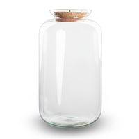 grand vase verre bouchon led drop xl 37 cm 29 cm 1 61oc | jardinna