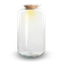 grand vase verre bouchon led drop xl 37 cm 29 cm 3 | jardinna