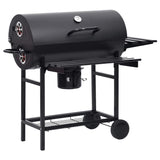 gril a charbon acier 115x85x95 cm noir 2 | jardinna